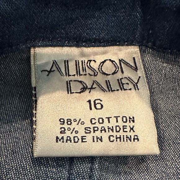 ALLISON DALY Women's Denim Jacket - 16 - Picture 8 of 8